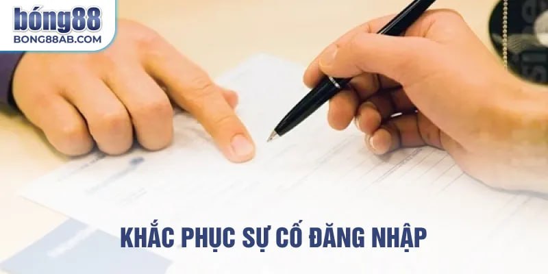 khắc phục sự cố khi không thể đăng ký